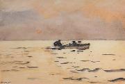 Winslow Homer Rowing Home (mk44) USA oil painting artist
